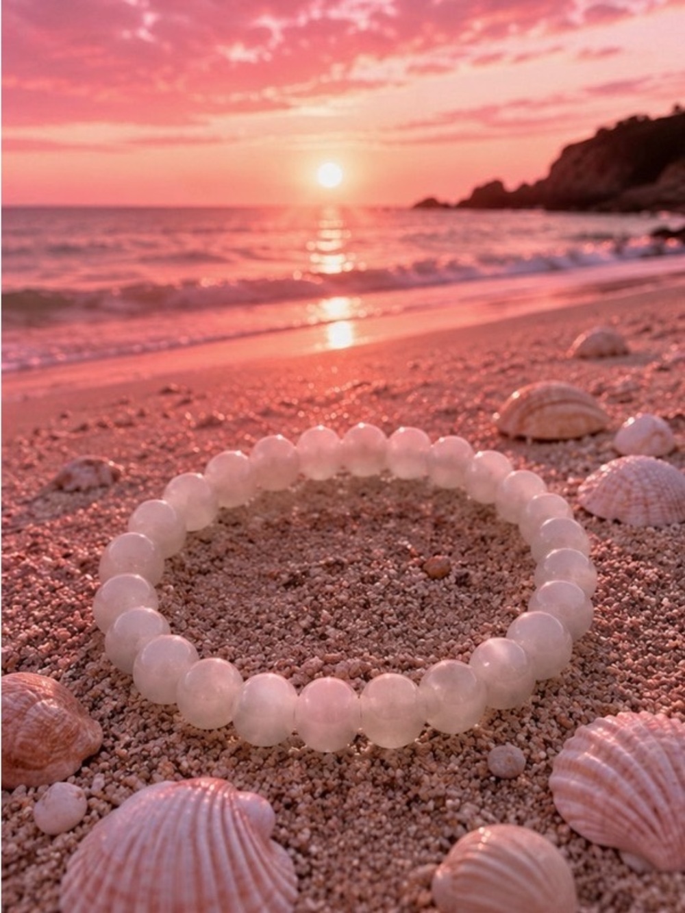 Rose Quartz Stone Bracelet